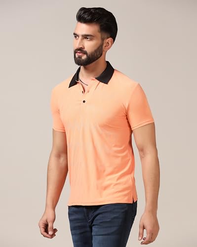 Image of TOPLOT Men's Regular Fit Polo T-Shirt