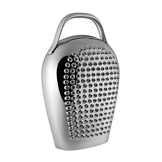 Alessi Chb02 Cheese Please Râpe à Fromage en Acier Inoxydable 18/10 Brillant