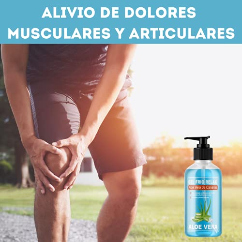 QKnatur - GEL FRIO ALOE VERA DE CANARIAS BIO - Con extracto de Arnica y Calendula. Efecto refrescante y calmante, alivia las piernas cansadas, estimula la circulación (500 ml) - imagen 4