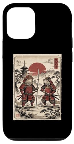 Samurai Bearded dragons Japanese Vintage Gifts Graphic Art �X�}�z�P�[�X iPhone 12/12 Pro �p