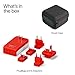 Twelve South PlugBug Travel 120W Charger Block, 4-USB Type C Port Fast Charging for iPhone, iPad, MacBook & More, with Apple Find My Integration, Folding Prongs & Adapters for US, CN, AU, EU, UK, KR