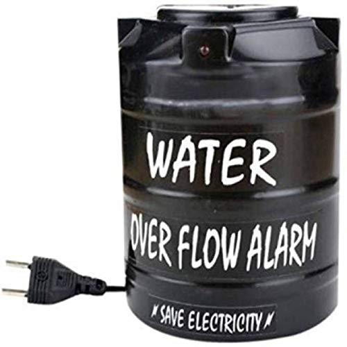MOBONE - Water over Flow Tank Alarm with Voice Sound Overflow Bell (Black)