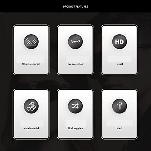 GAOXIN Men's Polarized Driving Sunglasses Outdoor Vacation Fishing Sports Sunglasses (Color : C, Size : Medium)4