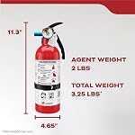 Kidde Basic 5 Fire Extinguisher for Home, 5-B:C, FA5G - Image 2