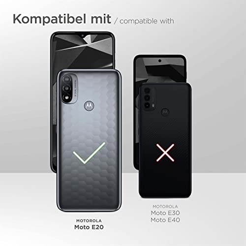 Coque Motorola Moto E20 moex étui de protection rabat cuir synthétique - 2