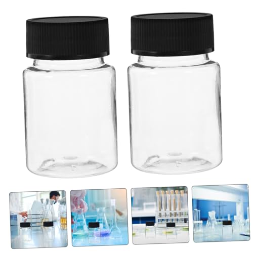 NAMOARLY 24 Stück Probenfläschchen 5.80X2.80X2.80Cm Weitmund Ölprobenflasche Mit Schraubverschluss Für Labor Probenahme Flüssigkeitsaufbewahrung