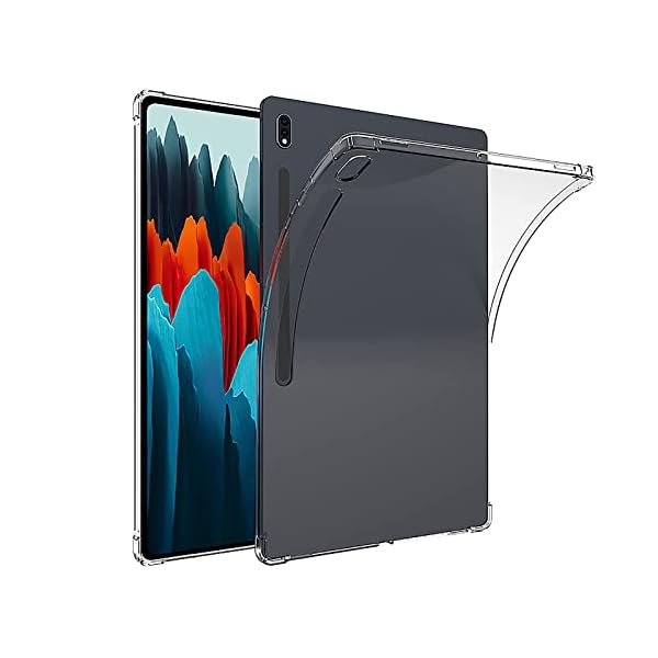 GMUJIAO Hülle Kompatibel mit Samsung Galaxy Tab S8 Ultra 14.6 inch,Silikon Weiches Leder TPU Stoßfest Leichtes Gehäuse… – Bild 3
