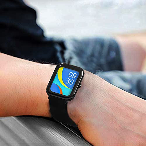 Image of Sounce Protective Case Cover Compatible Zebronics DRIP Protective Case PET HD Clear Ultra-Thin Cover with Unbreakable Screen Guard - (Black)