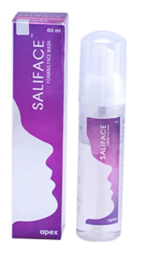 Sali-face Foaming Face Wash - Acne Treatment & Prevention for Oily Skin || Net Weight- 60ML || Pack of 1