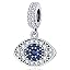 Single blue eye charm Charm