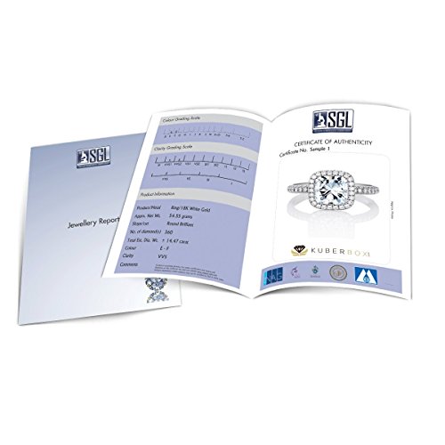 KuberBox 18KT Yellow Gold Diamond Gozde Tiny Solitaire Stud Earrings for Women - Image 6