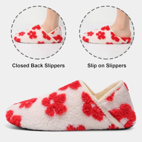 Image of Fires Womens Mens Slippers with Rubber Sole Soft-Lightweight House Slipper Socks Around House Shoes Non Slip Indoor /Outdoor