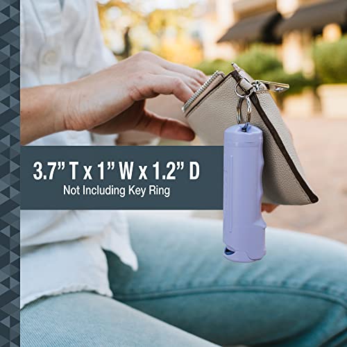 Sabre Pepper Spray And Stun Gun Multi-Range Protection Pack, 25 Bursts, 10-Foot (3 Meter) Range, Ergonomic Finger Grip, Flip Top Safety, Key Ring, Painful 1.60 Μc Charge, 120 Lumen Flashlight, Compact #TOP4