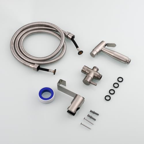 CIENCIA De mano del bidé del rociador superior de acero inoxidable Pulverizador Shattaf - Bidé Conjunto completo de WC, bidé mano pulverizador para WC WS024AF