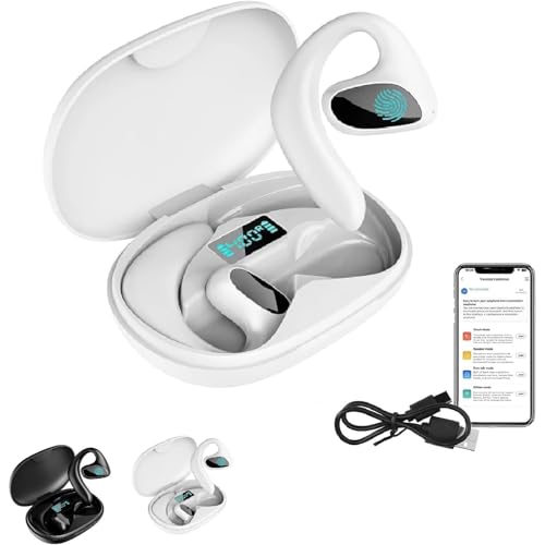 Preisvergleich Produktbild forbany Sonabuds übersetzungskopfhörer Sofortige Mehrsprachige Übersetzung mit Rauschunterdrückung und Offline-Modus (Weiß)