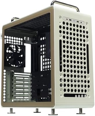 Cooler Master QUBE 540 ATX Mid-Tower PC Case, High Airflow, Tempered Glass - best pc cases high end builds