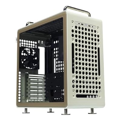 Cooler Master QUBE 540 ATX Mid-Tower PC Case, High Airflow, Tempered Glass