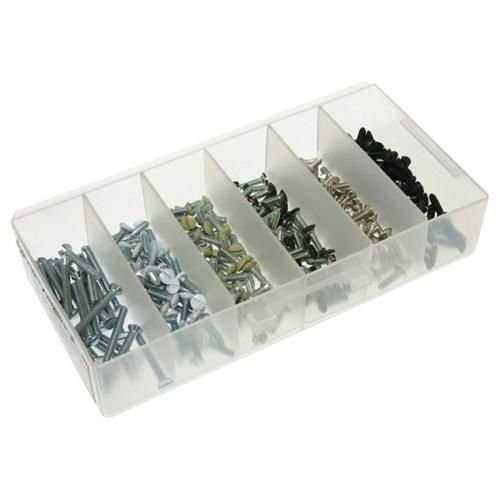 Metallics SPK100 Steel 6-32 x 1/2 Inch Oval Head Switch Plate Screw Assortment
