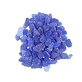 Gravier pour plantes : pierres de cristal écrasées naturelles - Pierres de forme irrégulière - Galets en cristal - Décoration d'intérieur pour aquarium - Pot de fleurs