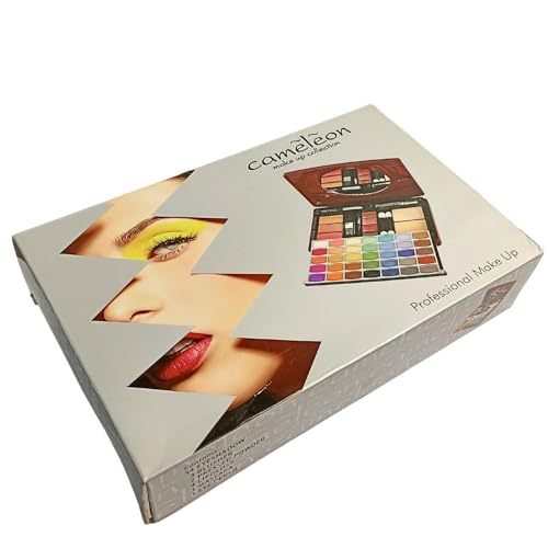 Image of Cameleon Makeup Kit for Women - All-in-One Multi-Palette Set with Eyeshadows, Blush, Compact, Lip Colors - Ideal for All Skin Tones (G1688)