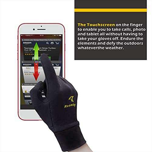 image for Boyiexin Unisex Polartec Winter Outdoor Gloves Sensitive Touch Screen 
