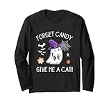 Forget Candy Give Me A Cat Ghost Holding Black Cat