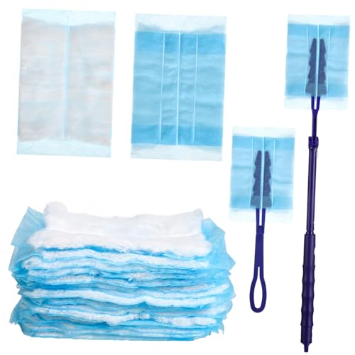 Gogogmee Car Duster for Interior Cleaning Telescopic Dust Brush Static Cling Duster Head Easy to Remove for Replacement