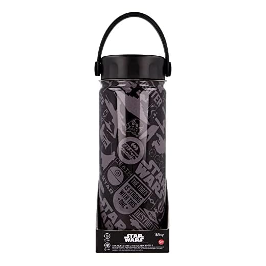 Botella De Agua Térmica De Acero Inoxidable Con Asa De 530 Ml | Star Wars