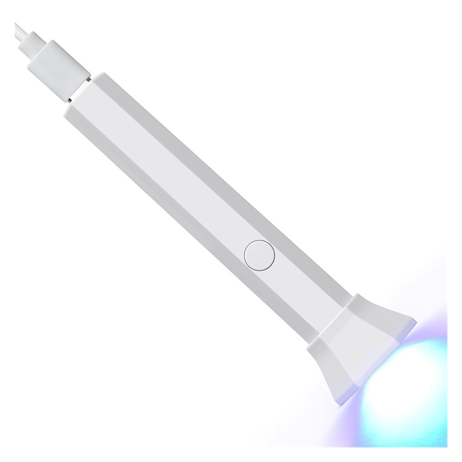 Lampada per polimerizzazione in resina UV, Mini essiccatori for unghie LED UV 3W Lampada portatile for asciugatura rapida delle unghie Mini torcia elettrica ricaricabile USB for strumenti for saloni d