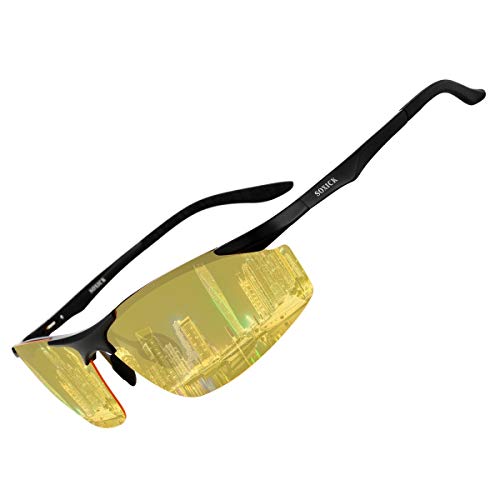 SOXICK �i�C�g �T���O���X �Ό� �����Y �����Y ���F ��ނ�E�i�C�g�h���C�r���O�E�i�C�g�E�H�[�L���O�p�X�|�[�c �T���O���X UV�J�b�g�ዾ (�u���b�N)