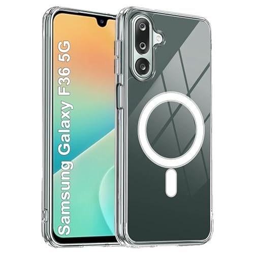 Image of Zapcase Back Case Cover for Samsung Galaxy F36 5G | Compatible for Samsung Galaxy F36 5G Back Cover | Compatible with MagSafe | Scratch-Resistant Back Cover | Clear