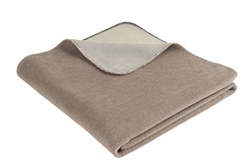 695185 Coperta Singolo 200x150x1 cm cotone beige