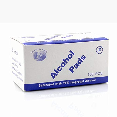 BlackEdragon 100Pcs/Box Portable Universal Alcohol Pads For Disinfection Use Hospital Household Travel Outdoor First Aid Accessory