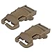 2pcs 2.5CM QASM Quick Attach Surface Mount Buckle Tactical Mil-spec MOLLE PALS Webbing Hunting Vest Modular Attachment Point