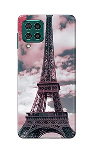 Image of Lovers Famous Place Eiffel Tower in Paris Hard Back Case Cover for Samsung Galaxy F62 / M62 Back Cover -(J5) VNS2227