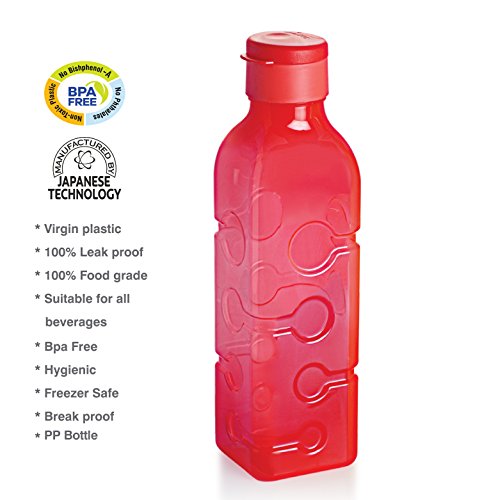 Image of Cello Tango Polypropylene Bottle Set, 1 Litre, Set of 3, Assorted