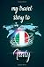 My Travel Story To Italy: Personalized Traveling to Italy Daily Planner With Notes Page, Memories Journal, Places to Visit Notebook & Vacation Diary, ... Men & Women (6x9 110 Ruled Pages Matte Cover)