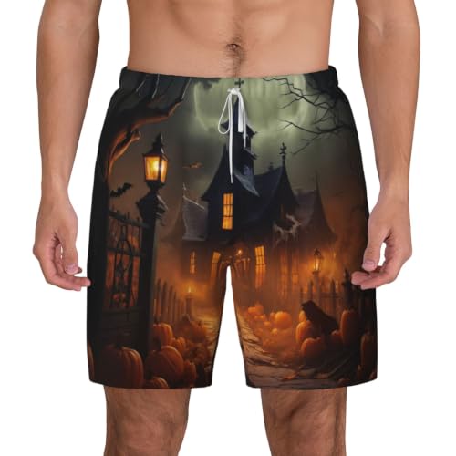 Short de bain Halloween pour homme respirant léger vêtements de plage