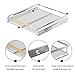 SANNO Pull Out Cabinet Organizer, Slide Out Drawers for Kitchen Cabinets, Expandable 12.1“ to 18.4