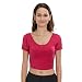 Fressia Fabrics Readymade free Size saree blouse for women party wear choli (ranipink)