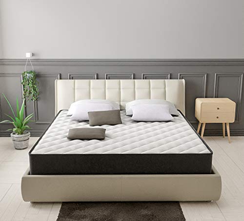 Image of Comforto Hybrid Mattress | Pocket Spring with Memory Foam (72 x 30 x 7 Inches, White)