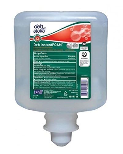 Deb Complete Hand Sanitizer with Alcohol 1 Liter Refill, Pack of 6