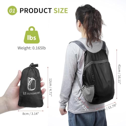 Mochila grande plegable resistente para actividades diarias miniatura 2