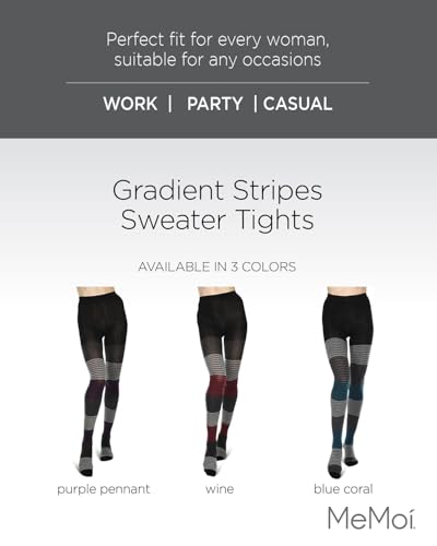 Image of MeMoi Gradient Stripes Sweater Tights