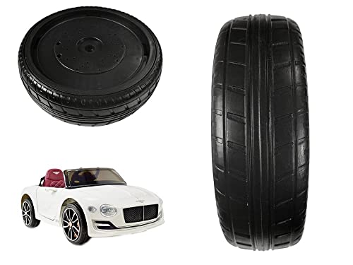 Rueda para coche eléctrico infantil Bentley EXP12 JE1166 para recambio del neumático desgastado.