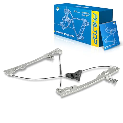 Image of PHILTOP Front Right Passenger Side Power Window Regulator only Compatible with 2008-2010 Altima 2.5L 2007 Altima 2008-2010 Altima 3.5L Replaces 749-529