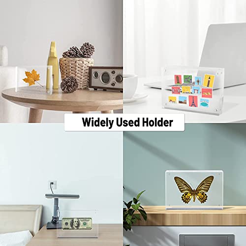 A & R 5 Pack 8X10 Acrylic Frames, Magnetic Picture Frame, Double Sided Self Standing Clear Photo Frame 10 + 10 Mm Thick #TOP4