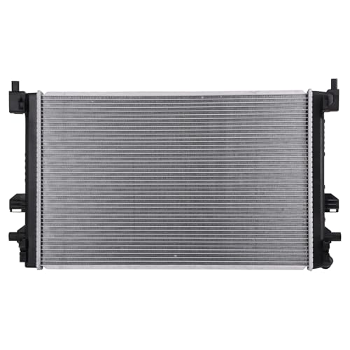 TRQ Auxiliary Radiator Assembly Compatible with 15-21 Volkswagen Golf 19 Golf SportWagen 19-21 Jetta