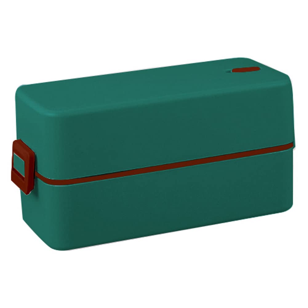 ,A Prova Di Perdita Contenitori Per L'immagazzpolliciamento Di Alimenti,Contenitori Di Preparazione Dei Pasti,Tutti-pollici-uno Impilabile Contenitore Per Il Pranzo,,Bento Lunch Bo-Ciano 18.6*10*8.5cm