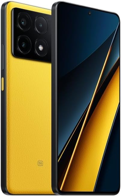Xiaomi Poco X6 Pro 5G (for Tmobile Mint Tello Global) Global Unlocked (256Gb + 8Gb) 6.67" 64MP Triple Camera (Yellow)